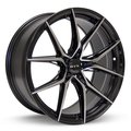 Rtx Alloy Wheel, Slick 19x8.5 5x114.3 ET42 CB73.1 Black Machined 082819